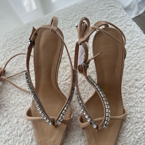 SCHUTZ
Vikki Crystal Embellished High Heel Sandals size 61/2 - Picture 6 of 9